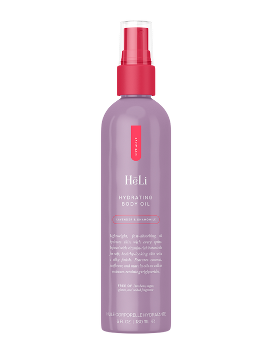 HēLi - Hydrating Body Oil - Lavender & Chamomile